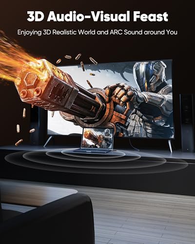 Highwings 4K HDMI Cable 1.5FT - 18Gbps, Supports 4K@60Hz, HDR, PS4, Projector & More - Image 9