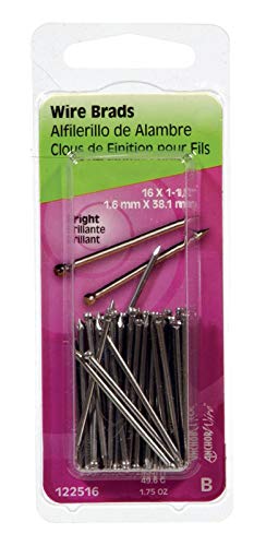 Buy Hillman 122516 Wire Brad Nail 1-1/2 in Steel Bright - Durable Fasteners for Your Projects