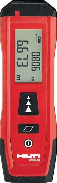 HILTI Buy Hilti PD-S Laser Distance Meter 60M - Accurate Handheld Rangefinder with Area Measurement & Highlight Display