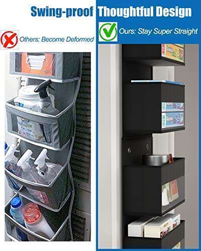 Maximize Space with Hioya Over Door Organizer: 6 Shelf RV & Bathroom Storage Solution - Image 4