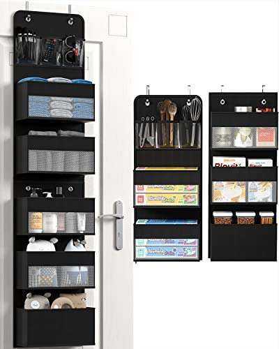 Maximize Space with Hioya Over Door Organizer: 6 Shelf RV & Bathroom Storage Solution - Image 3