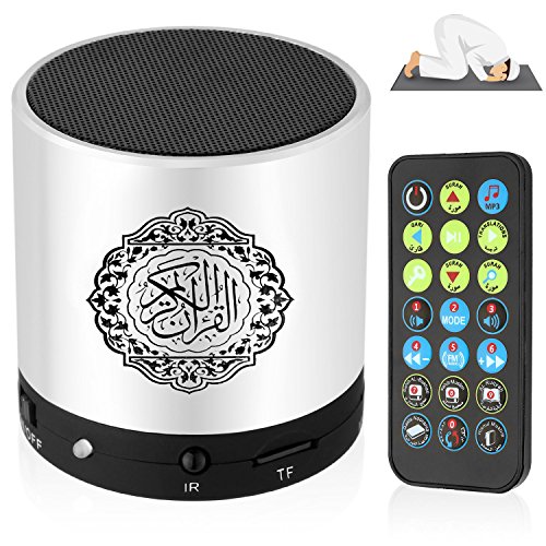 Hitopin Digital Quran Speaker: FM Radio, Remote Control, 18 Reciters & 15 Translations in Arabic, English, Urdu & More - Image 2