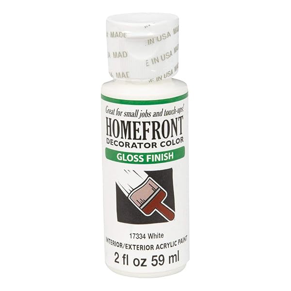 Homefront Homefront 17334 Gloss Acrylic Paint 2 oz - Pack of 3 for Interior & Exterior Use