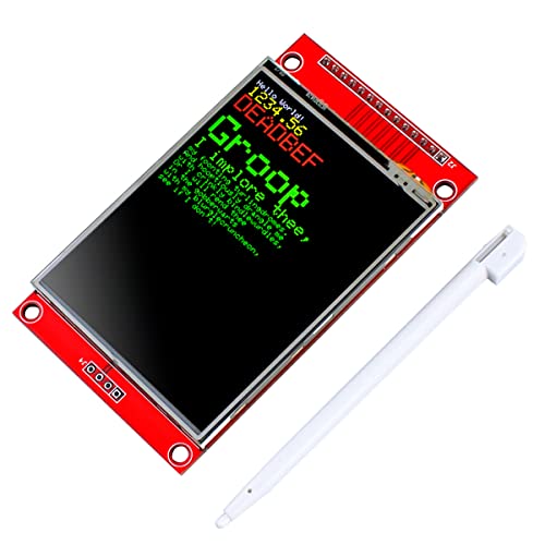 "Hosyond 2.8" TFT LCD Touch Screen Shield for Arduino R3/Mega2560 - 320x240 SPI ILI9341 Display Module with Touch Pen"