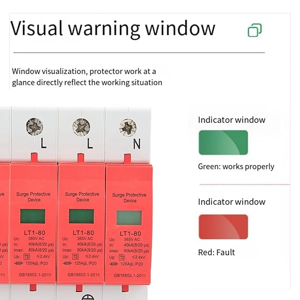 Top-Rated House Surge Protector: 4P Arrester Device for Lightning & EMP Protection (40-80KA) - Image 4