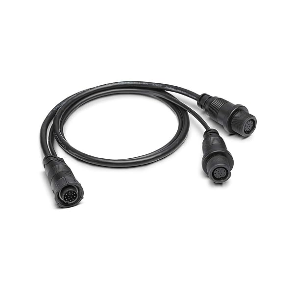 Humminbird 720112-1 Side Imaging Splitter Cable for SOLIX/APEX - Enhance Your Fishing Experience