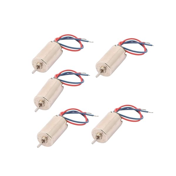 Buy Hxchen Coreless Micro DC Motor 6x12mm for Airplane Models - Pack of 5 for Optimal Performance