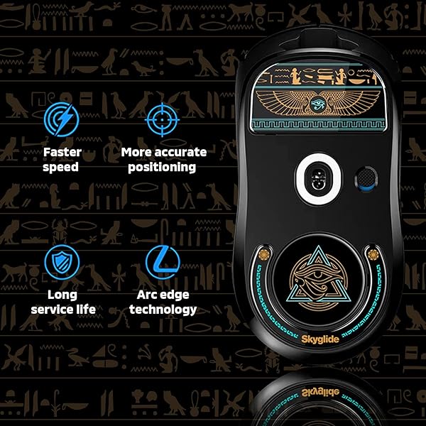 Hyekit - Fastest and Smoothest Mouse Feet Skates for Logitech G Pro X Superlight Made with Corning Tempered Glass Super Fast Smooth and Durable Sole - Image 2