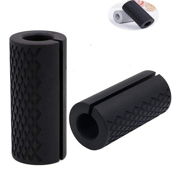 IADUMO IADUMO Weight Bar Grips: Thick Dumbbell Handles for Weight Lifting & Fitness Training