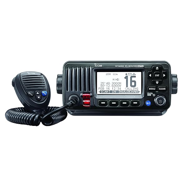 ICOM M424G 21 Fixed Mount VHF Radio with GPS - Reliable Marine Communication