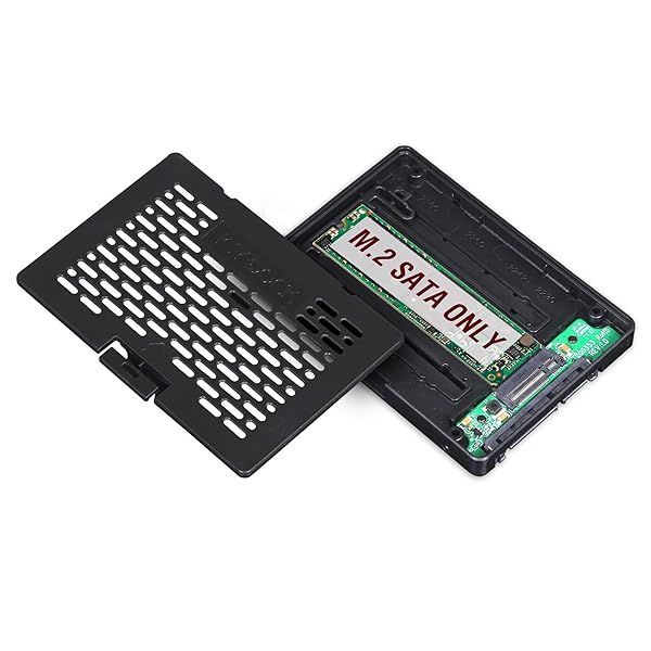 "ICY DOCK EZConvert MB703M2P-B: Tool-Free M.2 SATA to 2.5" SSD Enclosure Adapter"