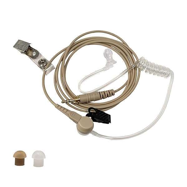 IFB Earpiece 3.5mm Kit for On-Camera & Stage Use - Compatible with iPhone, Android, Telex & More