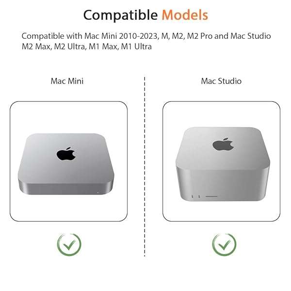 IFCASE Desktop Dust & Air Filter Stand for Mac Mini 2010-2023 & Mac Studio M1/M2 - Black - Image 7