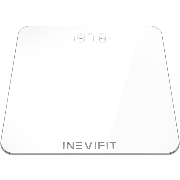 INEVIFIT Bathroom Scale Highly Accurate Digital Body Scale for Multiple Users with 5-Year Warranty