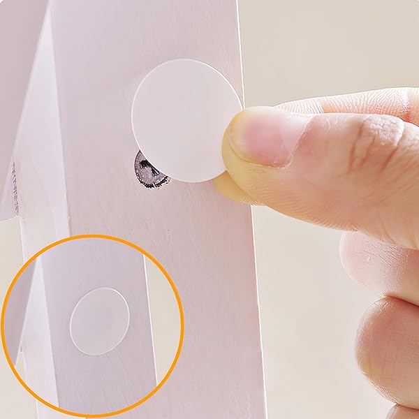 INKNOTE 648 PCS Self-Adhesive Screw Hole Covers - 12 Color PVC Dustproof Stickers for Furniture & Walls - Image 5
