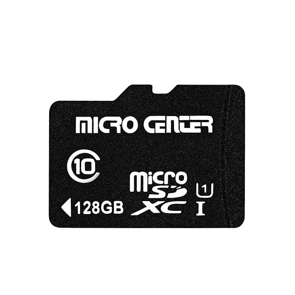 INLAND 128GB Class 10 MicroSDXC Card with Adapter - Fast 80MB/s for Phones, Tablets, Drones & Full HD Video