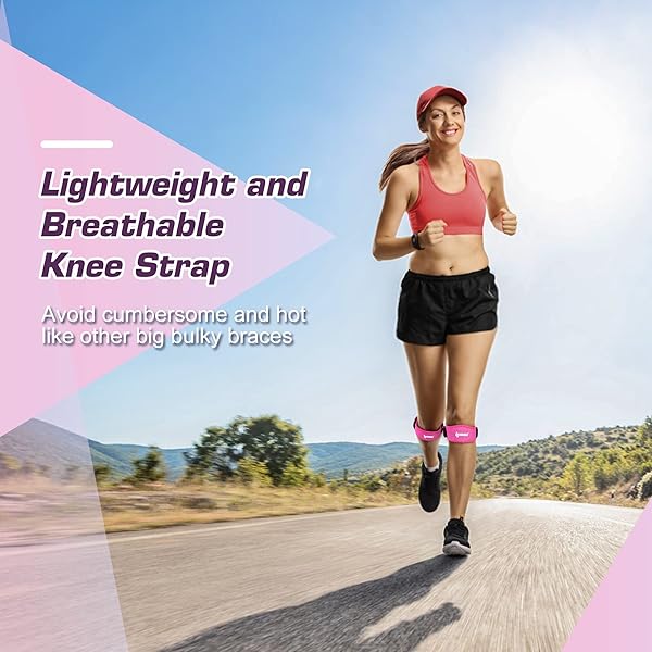 IPOW Knee Support 2 Pack for Women Patellar Tendon Relief Ideal for Hiking Running Tennis Volleyball and Squats - Image 4