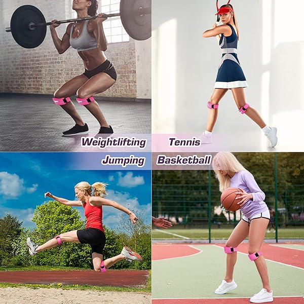 IPOW Knee Support 2 Pack for Women Patellar Tendon Relief Ideal for Hiking Running Tennis Volleyball and Squats - Image 6