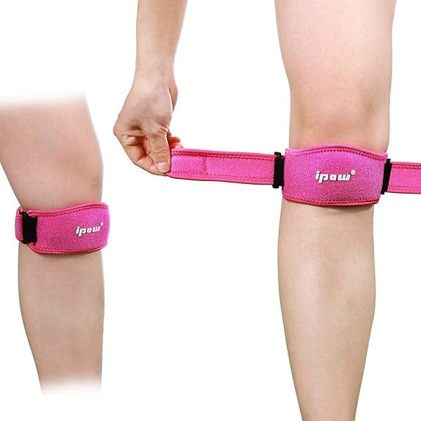 IPOW IPOW Knee Support 2 Pack for Women Patellar Tendon Relief Ideal for Hiking Running Tennis Volleyball and Squats
