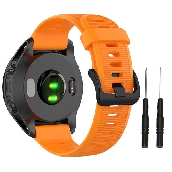 ISABAKE 22mm Soft Silicone Bands for Garmin Forerunner 935/945/745 & Fenix 5/6 - Comfortable Replacement Straps - Image 3