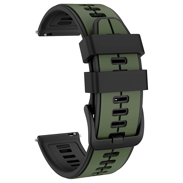 ISABAKE Quick Release Silicone Band 22mm Replacement for Garmin Vivoactive 4,Garmin Venu 2, Samsung Gear S3 Frontier, Galaxy Watch 46mm Watch 3 45mm,
