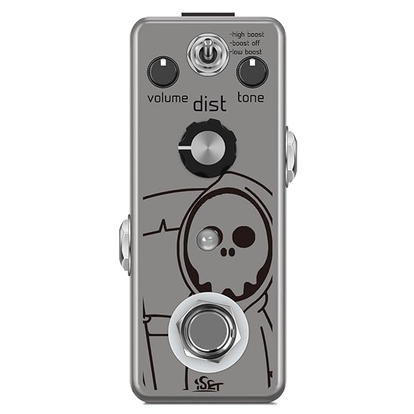 ISET Grim Heavy Metal Guitar Pedal True Bypass for Electric Guitar and Bass