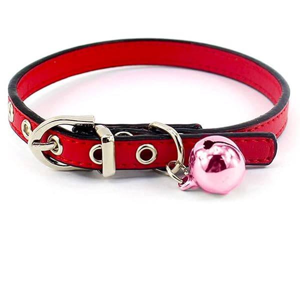 IVIA PET4 Cat Bell Dog Collar Charm Training Pendant Accessories 2 Pack Stainless Steel Dog Tag Clips Small Pink - Image 7