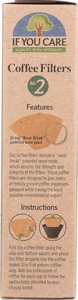 Buy If You Care FSC Unbleached No 2 Coffee Filters - 100 Count for Eco-Friendly Brewing - Image 4