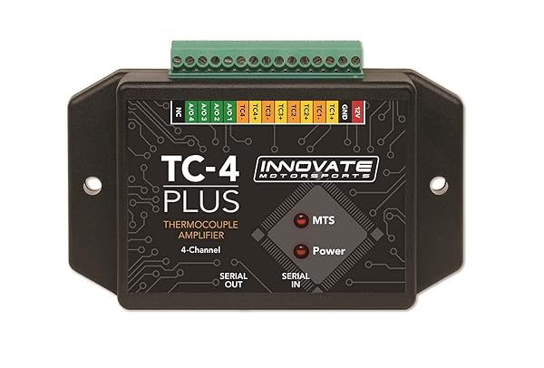 Innovate Motorsports 3915 TC-4 Plus Thermocouple Amplifier for MTS 1 Pack High Performance Temperature Measurement Device