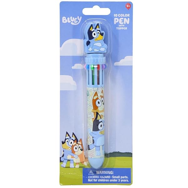 Shop Innovative Bluey 10-in-1 Multicolor Pen with Fun Topper - Perfect for Kids! - Image 2