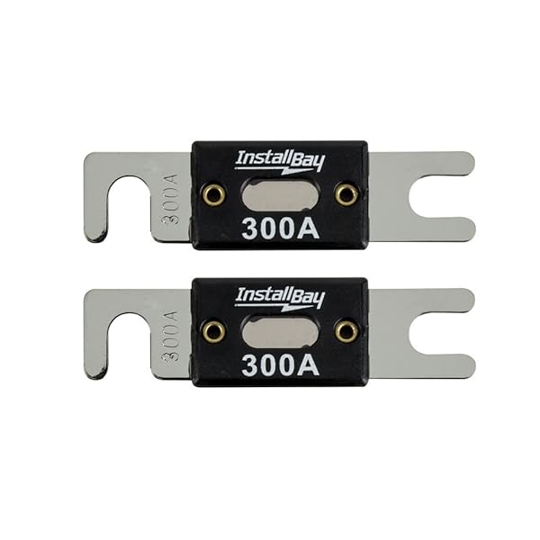 Buy Install Bay ANL300-10 - 300 Amp ANL Fuses (10 Pack) - High Performance Black Fuses for Reliable Power
