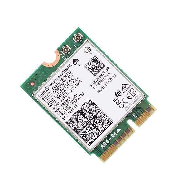 Intel AX201 WiFi 6 Adapter | Dual Band Up to 2.4 Gbps | CNVio2 M.2 Interface for PC | Bluetooth 5.2 Support | Requires Intel 10th Gen and Above CPUs, Windows 10 & 11, Linux | AX201NGW (AX201)