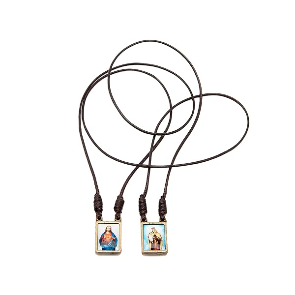 Intercession Metal Catholic Scapular (Small)