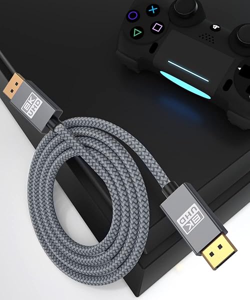 Itramax 8K 60Hz DisplayPort Cable 15FT 2-Pack Ultra High Speed for Laptop PC TV Gaming Monitor HBR3 32.4Gbps 4K 144Hz 2K 165Hz 1080P 240Hz - Image 5