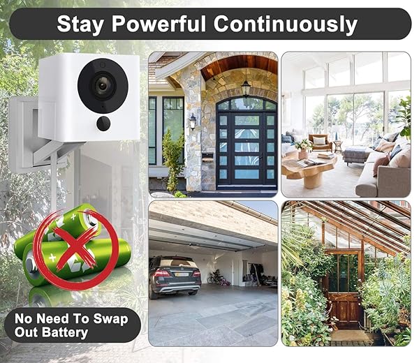 Itramax 30 FT Micro USB Power Cable 2 Pack Flat Charger for Wyze Cam V3 V4 Yi Cam Nest Cam Blink Mini XT Arlo Q Zmodo - Image 8