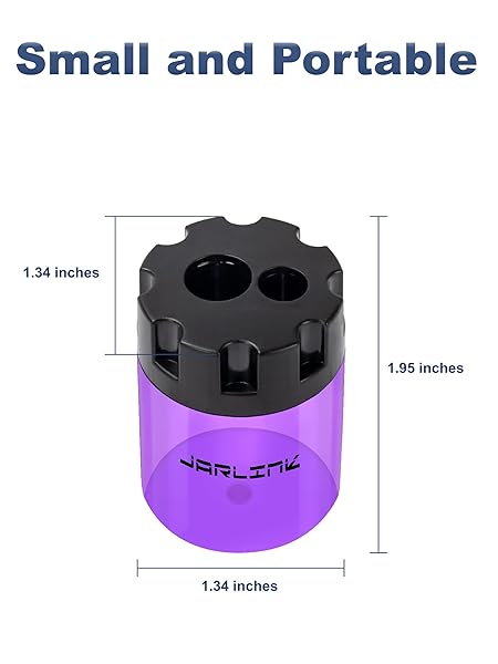 JARLINK 16 Pack Manual Pencil Sharpeners - Dual Hole Colorful Sharpeners for No.2 & Art Pencils - Perfect for School, Office & Home - Image 5