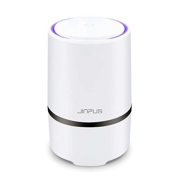 JINPUS Portable Air Purifier with HEPA Filter - Low Noise Bedroom Cleaner, USB Powered GL-2103 - Image 3
