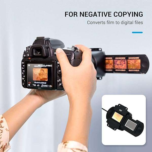 JJC 35mm Film Scanning LED Light Set: Adjustable USB Viewer & Holders for Converting Old Negatives to Digital - Image 5