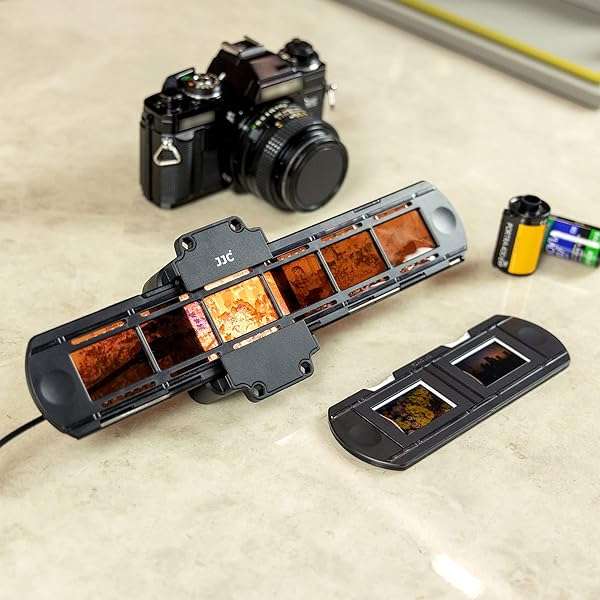 JJC 35mm Film Scanning LED Light Set: Adjustable USB Viewer & Holders for Converting Old Negatives to Digital - Image 10