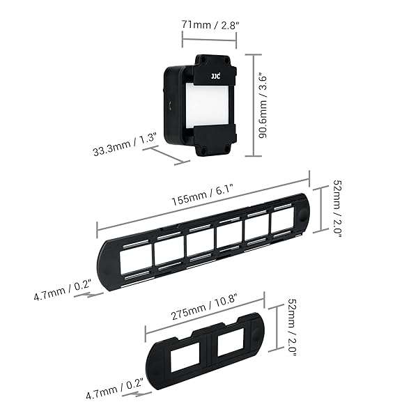 JJC 35mm Film Scanning LED Light Set: Adjustable USB Viewer & Holders for Converting Old Negatives to Digital - Image 11