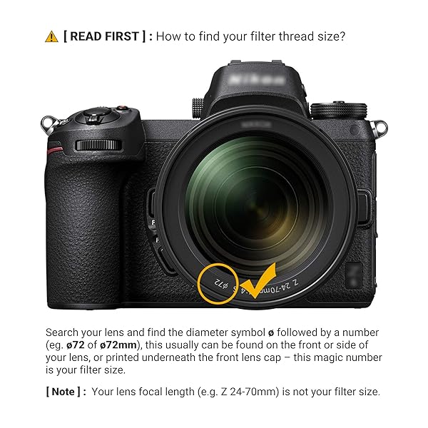 JJC 72mm ND Filter ND2-2000 VND for Nikon, Sigma, Sony & Canon Lenses - Enhance Your Photography! - Image 3