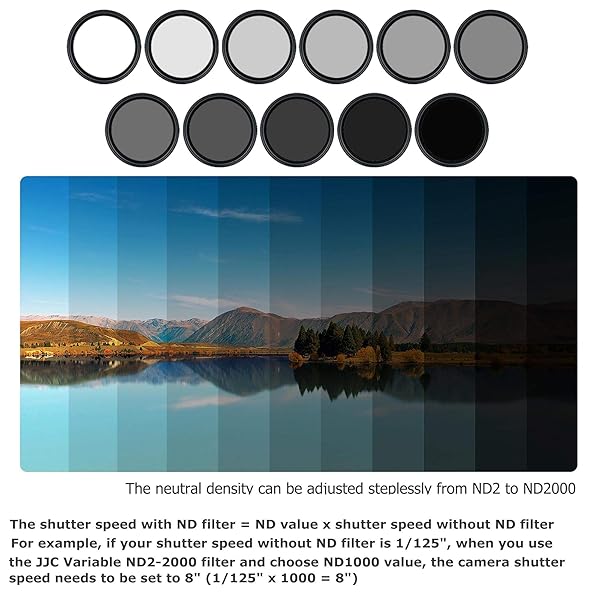 JJC 72mm ND Filter ND2-2000 VND for Nikon, Sigma, Sony & Canon Lenses - Enhance Your Photography! - Image 5