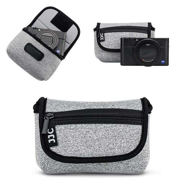 JJC Compact Camera Case for Sony ZV-1 II, Canon G7X, Olympus TG-7 & More - Travel Pouch Sleeve