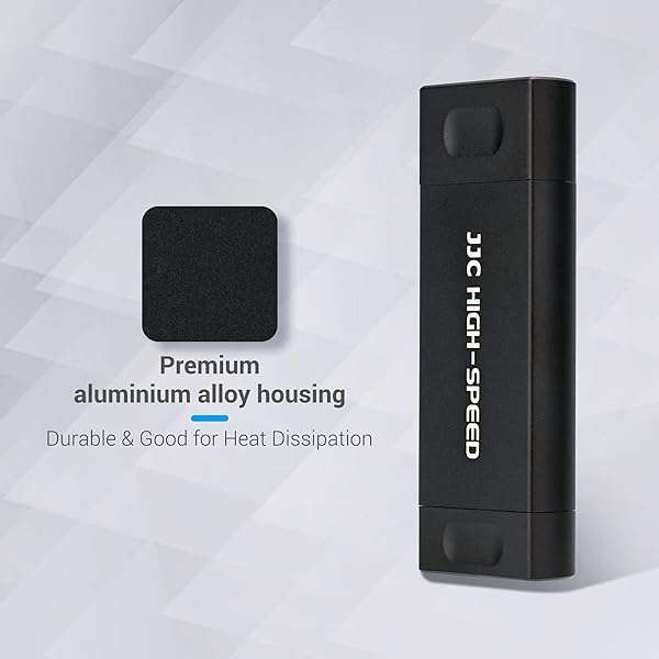 JJC Huawei Nano Memory Card Reader: USB 3.0 Type-C, 90MB/s Data Transfer for Smartphones & Laptops - Image 8