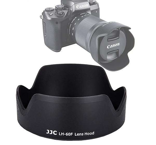 JJC LH-60F Lens Hood for Canon EF-M/RF-S 18-150mm - Perfect Replacement for EW-60F