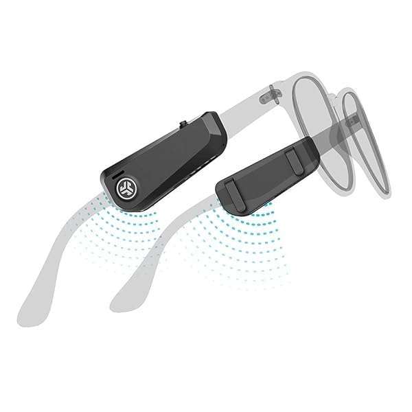 JLab JBuds Frames: Wireless Open-Ear Audio Glasses with 8-Hour Bluetooth Playtime
