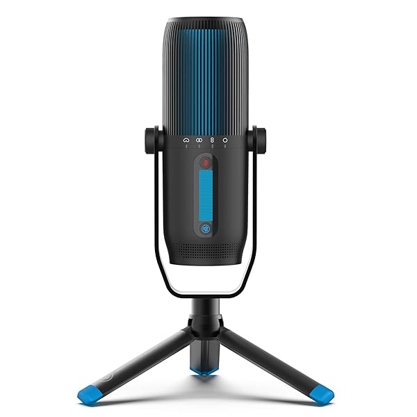 JLab Talk Pro USB Microphone: Versatile Cardioid, Omnidirectional & Stereo with 192k Sample Rate & Quick Mute