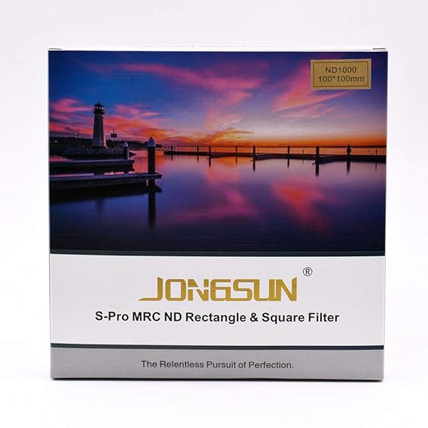 JONGSUN 100x100mm ND1000 Filter - Ultra Slim HD Nano Coated Schott B270 Glass for Stunning Photography - Image 6