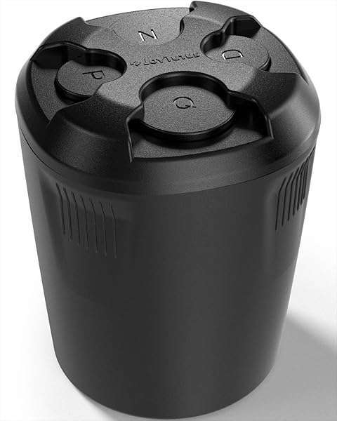 JOYTUTUS Universal Car Coin Holder - High Capacity Change Organizer for Trucks & Cars (Black)