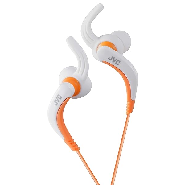 JVC JVC HA-ETX30W Extreme Fitness Headphones Review: Best White/Orange Workout Earbuds
